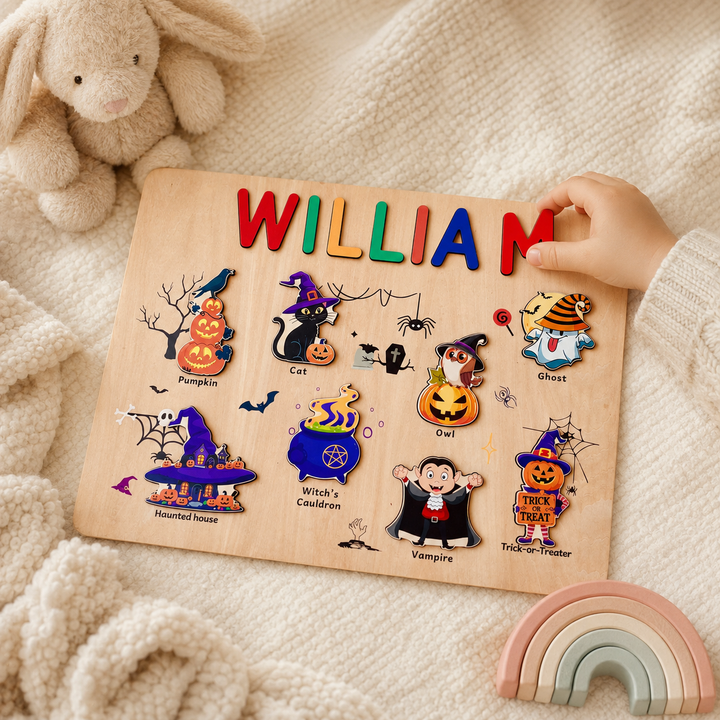 Personalised Halloween Name Puzzle