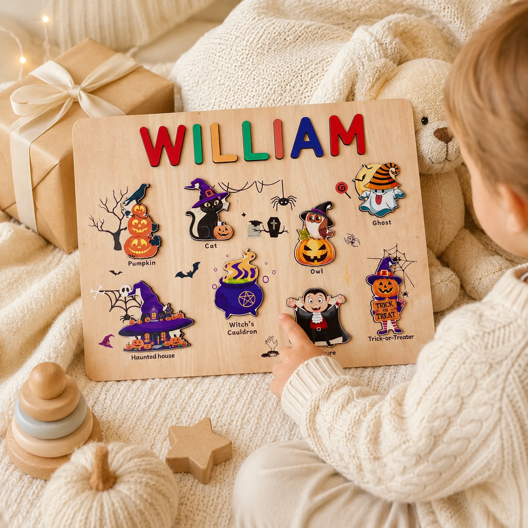 Personalised Halloween Name Puzzle