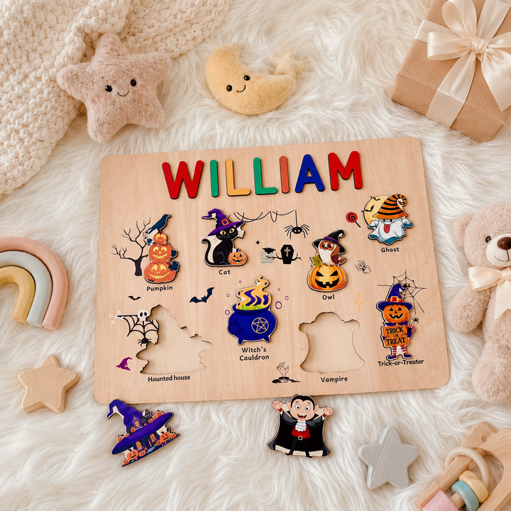 Personalised Halloween Name Puzzle