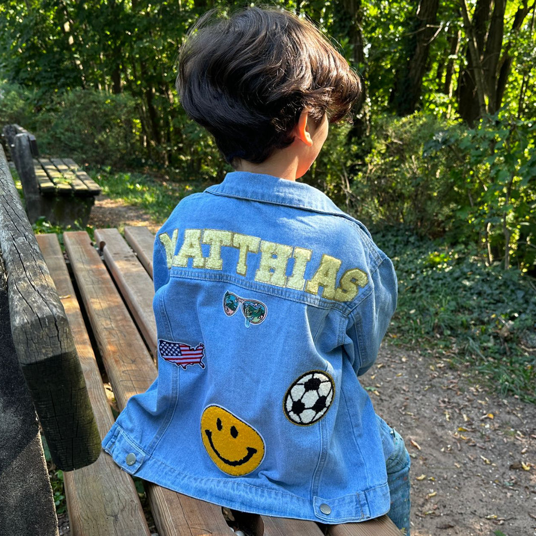 Personalised Patch Denim Jacket