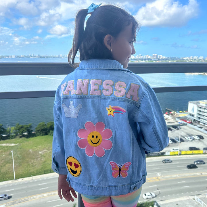 Personalised Patch Denim Jacket