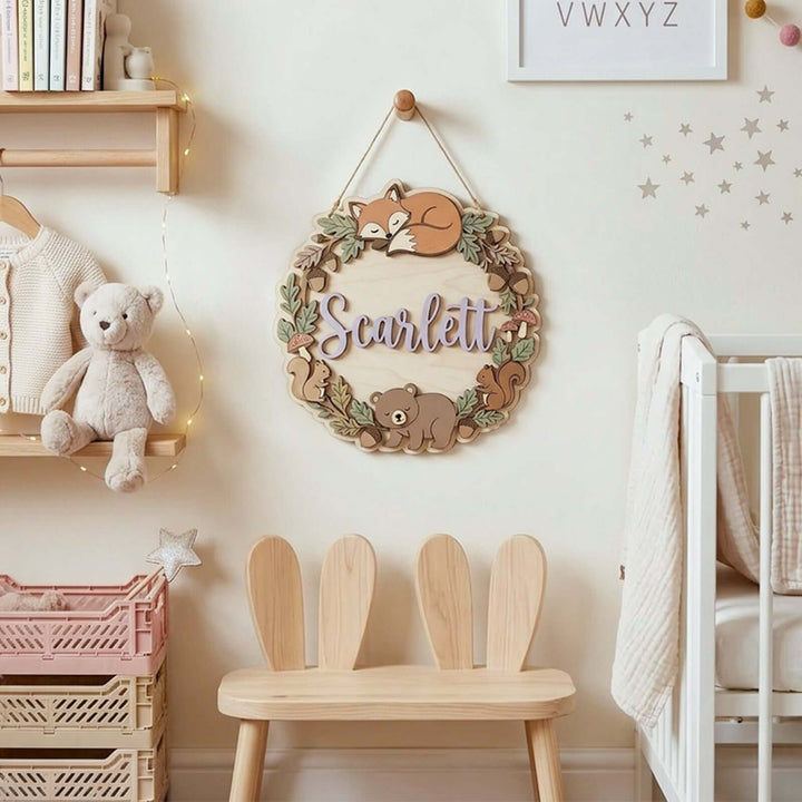Personalised Kids Name Sign for Door & Wall