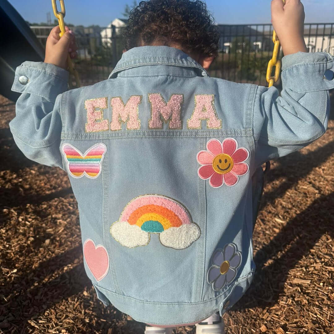 Personalised Patch Denim Jacket