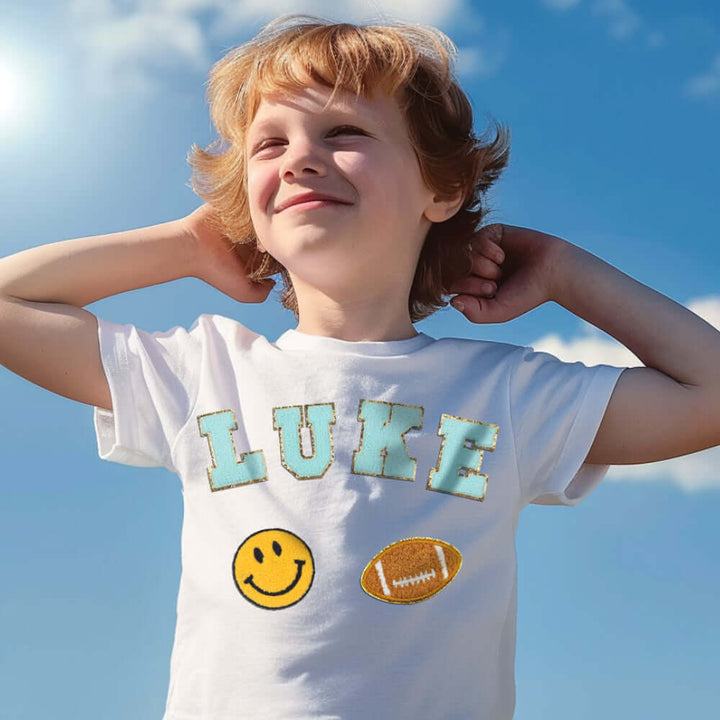 Personalised Patch T-shirt for Kids