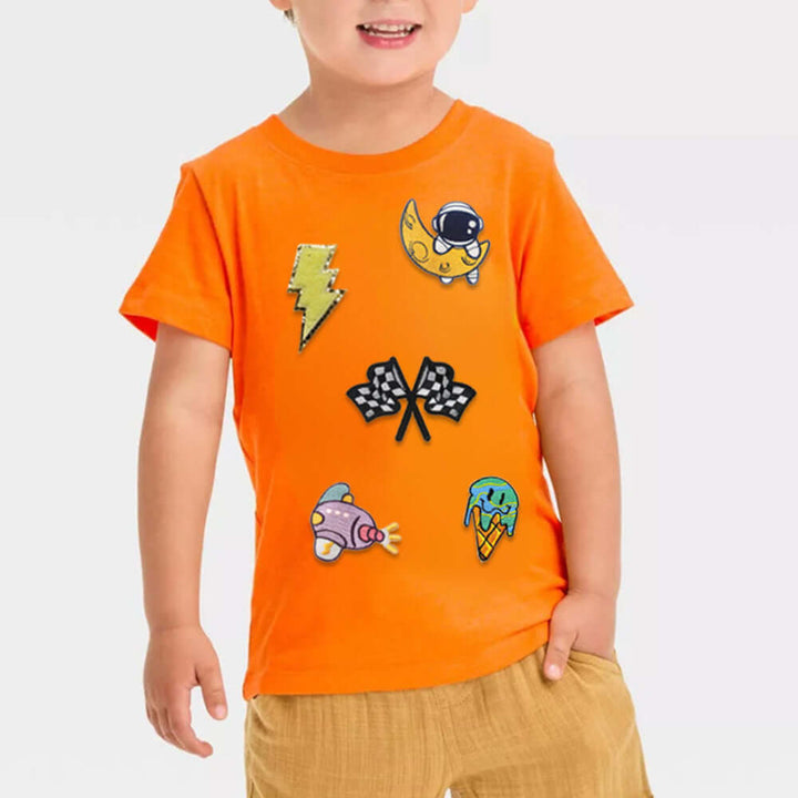 Personalised Patch T-shirt for Kids