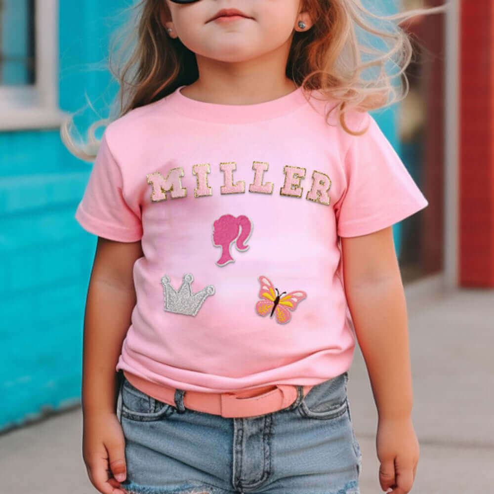 Personalised Patch T-shirt for Kids