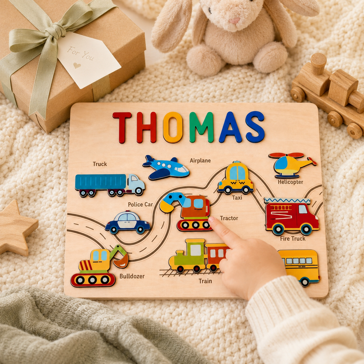 Personalised Traffic Name Puzzle
