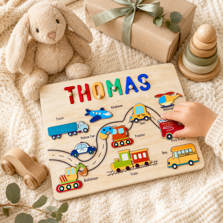 Personalised Traffic Name Puzzle