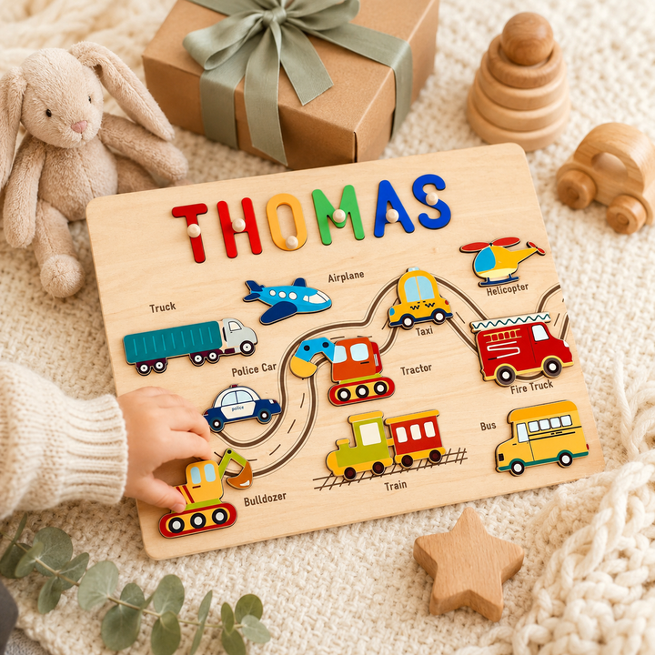 Personalised Traffic Name Puzzle