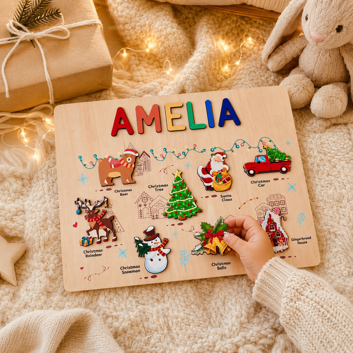 Personalised Christmas Name Puzzle