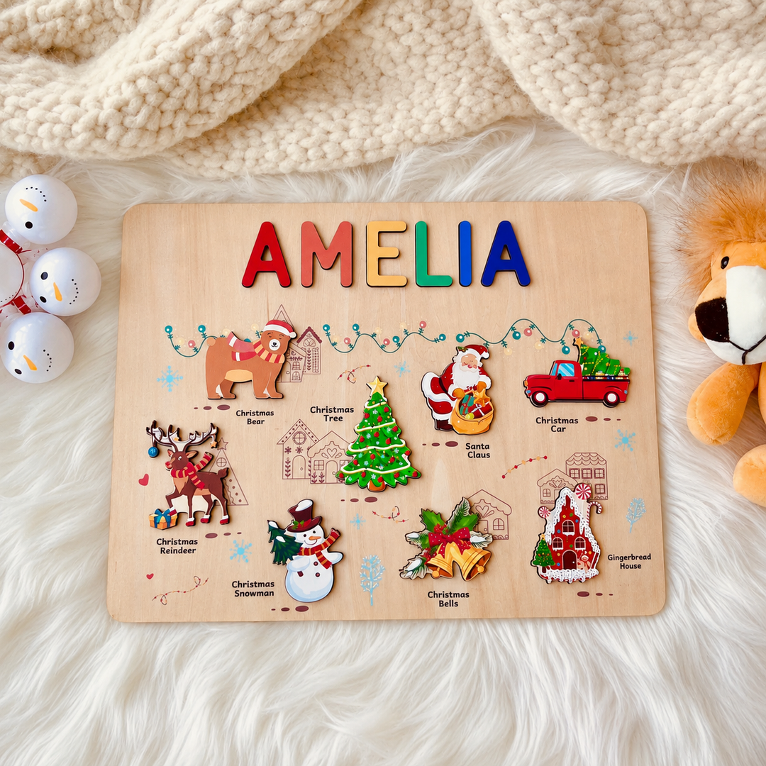 Personalised Christmas Name Puzzle