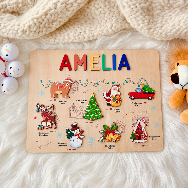 Personalised Christmas Name Puzzle