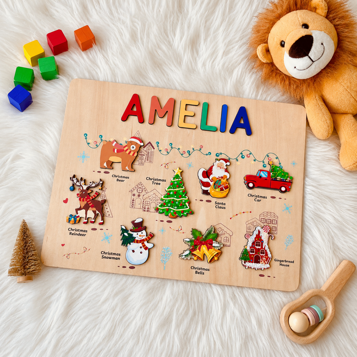 Personalised Christmas Name Puzzle