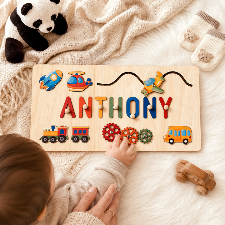 Personalised Baby Name Educate Puzzle Advanced Toys