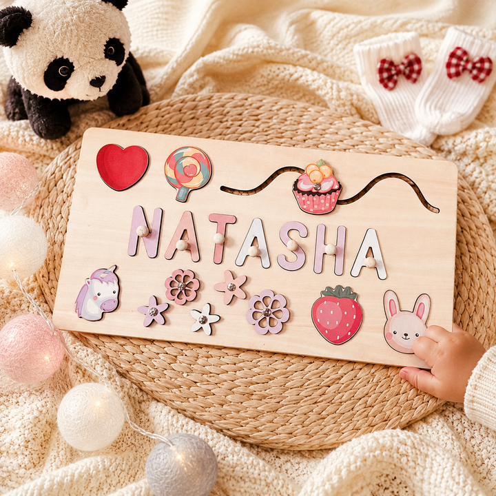 Personalised Baby Name Educate Puzzle Advanced Toys