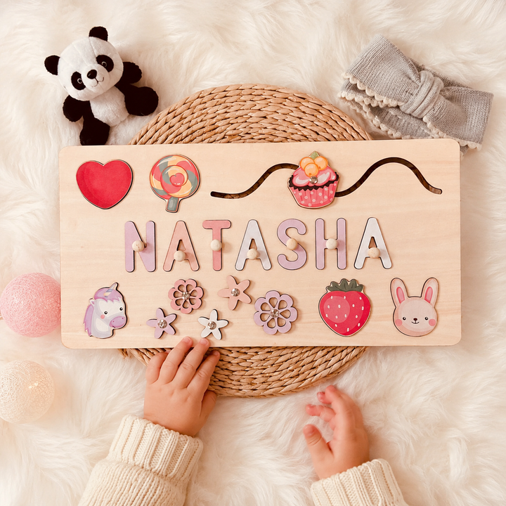Personalised Baby Name Educate Puzzle Advanced Toys