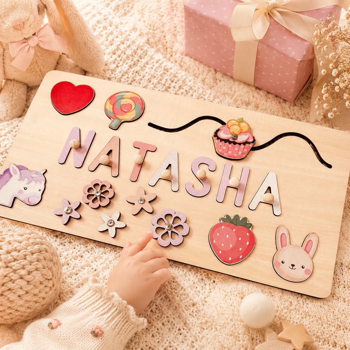 Personalised Baby Name Educate Puzzle Advanced Toys