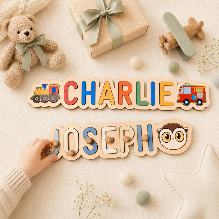 Wooden Name Puzzle For Baby