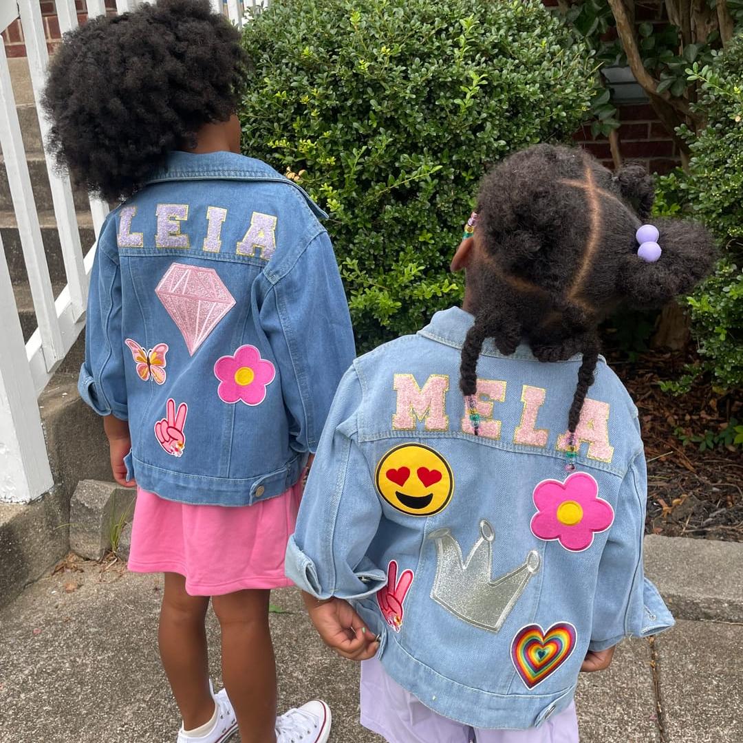 Personalised Patch Denim Jacket