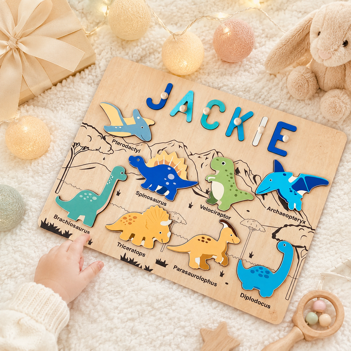 Personalised Dinosaur Name Puzzle