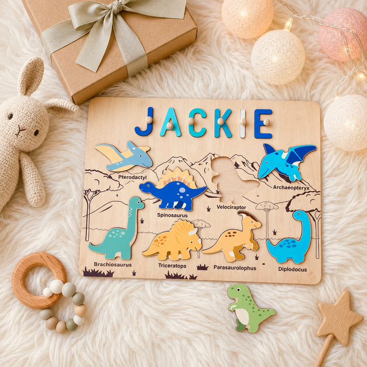 Personalised Dinosaur Name Puzzle