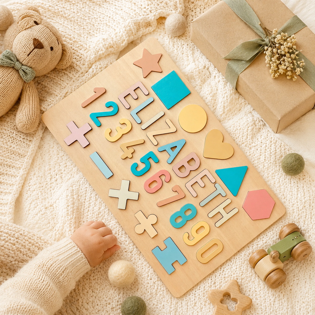 Personalised Educational Wooden Name Puzzle