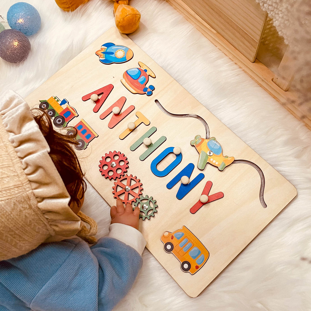 Personalised Baby Name Educate Puzzle Advanced Toys