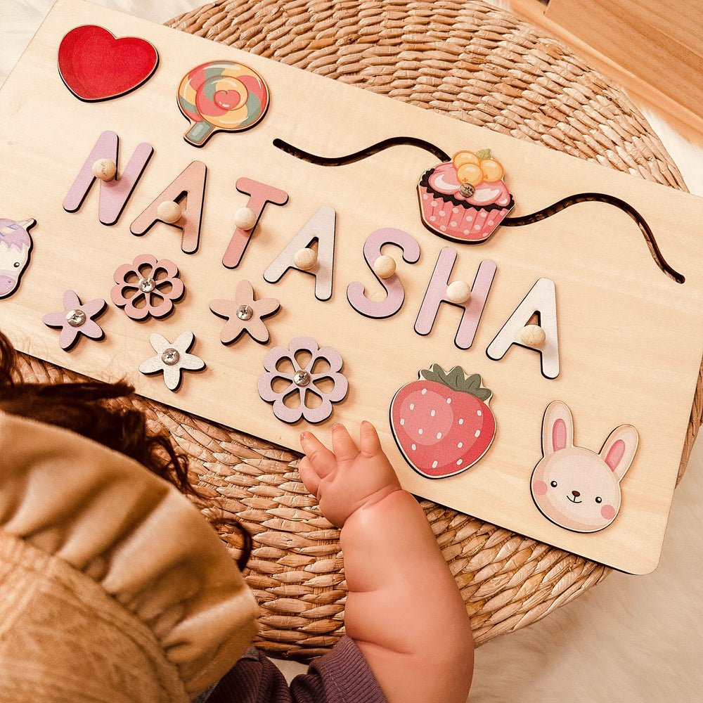 Personalised Baby Name Educate Puzzle Advanced Toys