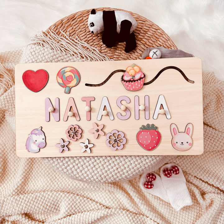 Personalised Baby Name Educate Puzzle Advanced Toys
