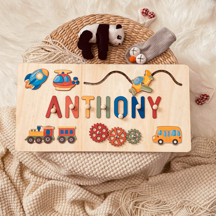 Personalised Baby Name Educate Puzzle Advanced Toys