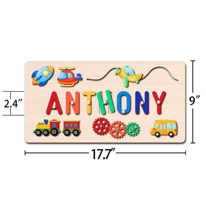 Personalised Baby Name Educate Puzzle Advanced Toys