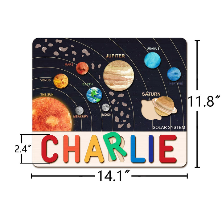 Solar System Series Personalised Name Puzzles