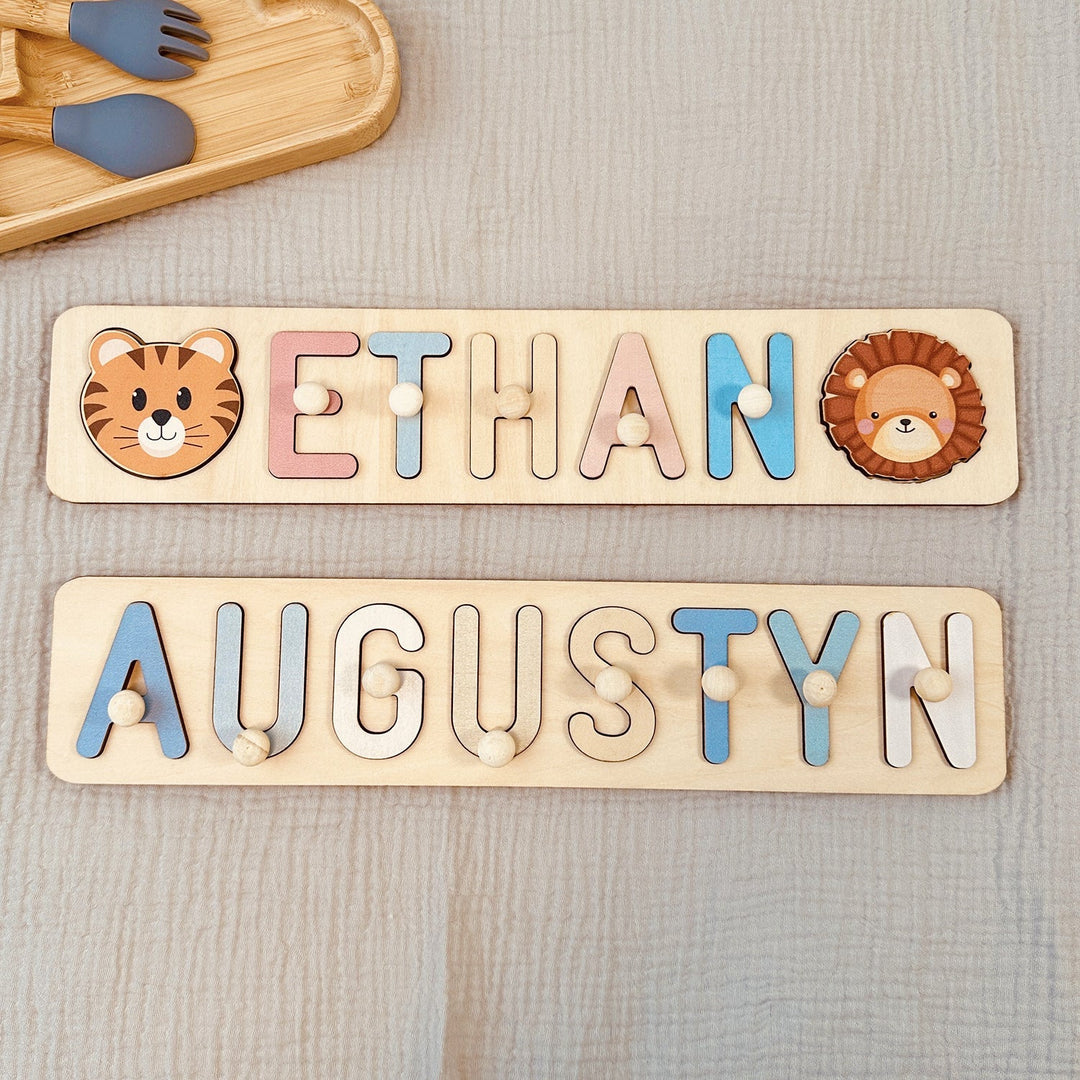 Personalised Wooden Baby Name Puzzle