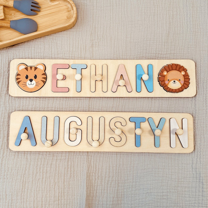 Personalised Wooden Baby Name Puzzle