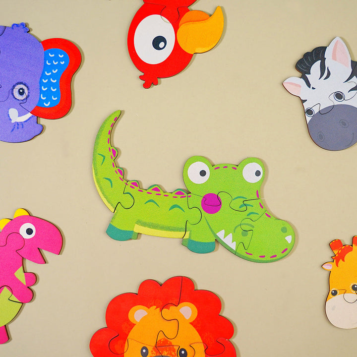 Baby Happy Zoo Puzzle - Crocodile