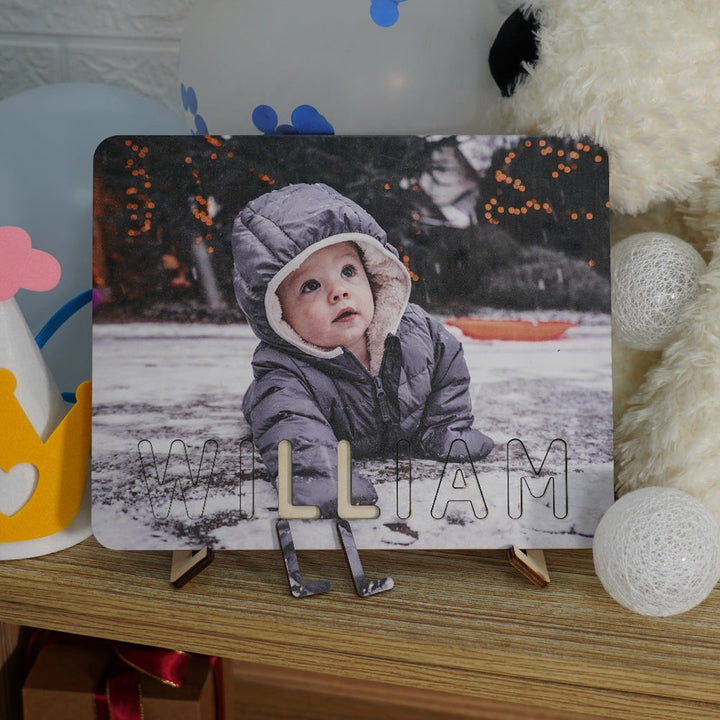 Personalised Baby Name & Photo Puzzle