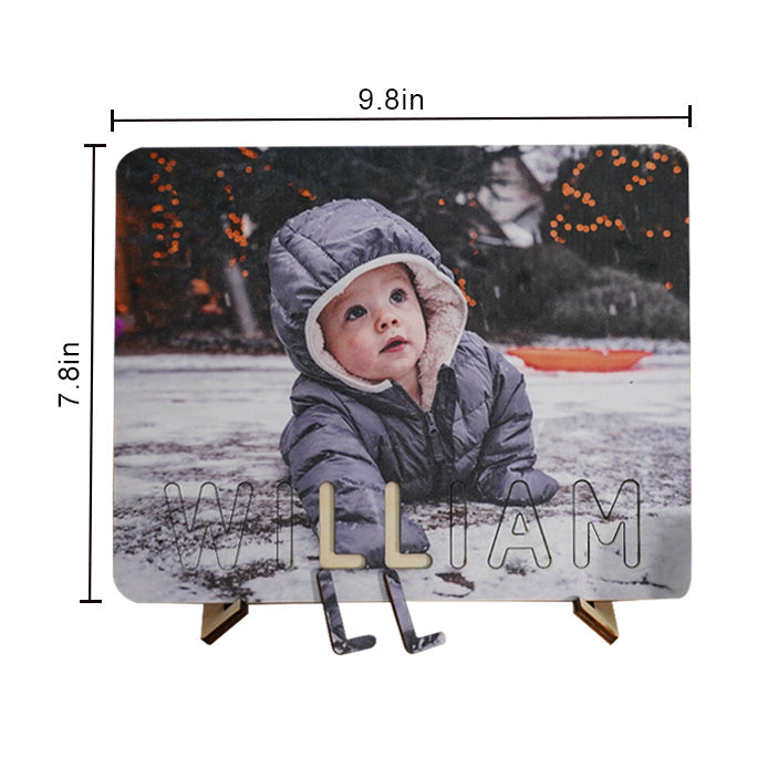Personalised Baby Name & Photo Puzzle