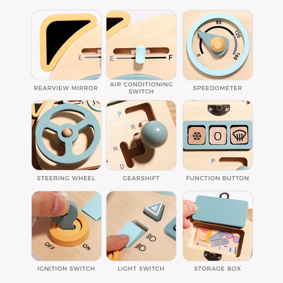Car Driving Toddler Busy Board